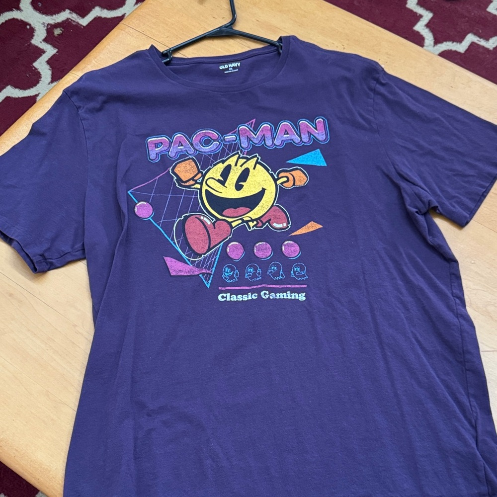 Old Navy Pac-Man Purple T-Shirt